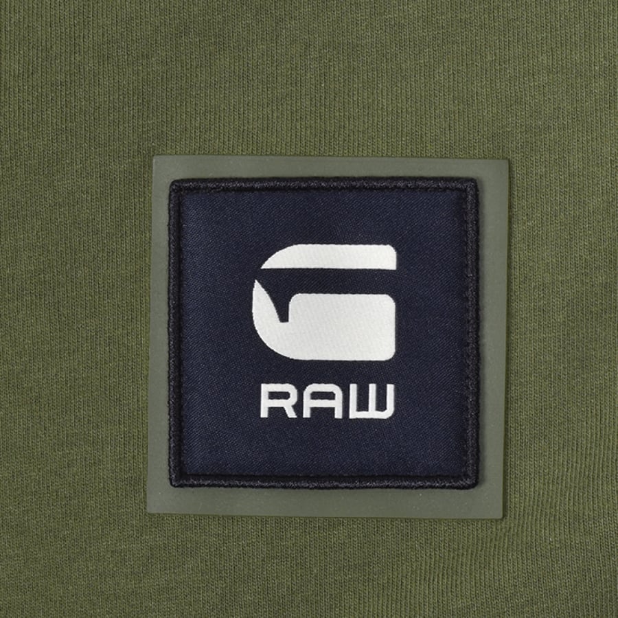 Alternative Image for ProductG Star Raw Badge Logo T Shirt Khaki3